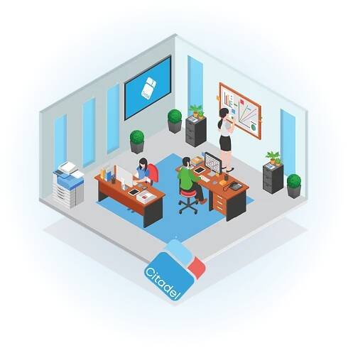 Office Space Digital Signage 