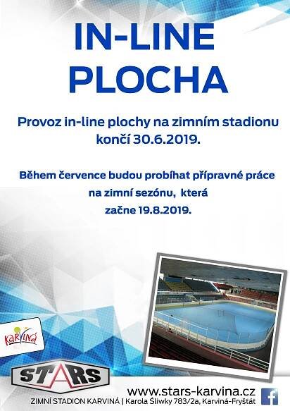Konec In-line plochy | Novinka | STaRS Karviná, s.r.o. - Váš partner pro volný čas