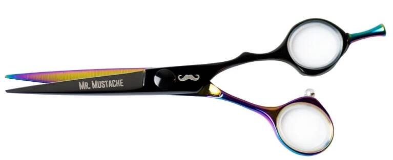 Kadeřnické nůžky MR. MUSTACHE Gasolina III 440c 5,5"