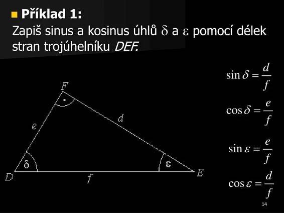 PPT - GONIOMETRICKÉ FUNKCE PowerPoint Presentation, free download - ID:4307197