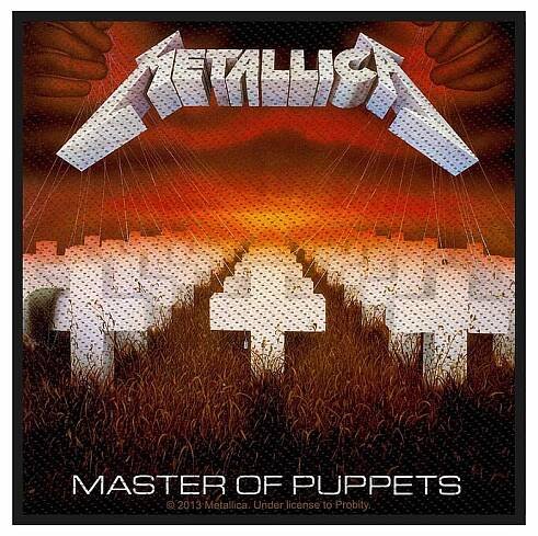 Nášivky, nálepky, odznaky: Metallica Master Of Puppets Nášivka - 1