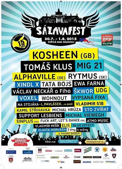 TopDesigner.cz - Projekty Navrhni logotyp SÁZAVAFESTU!