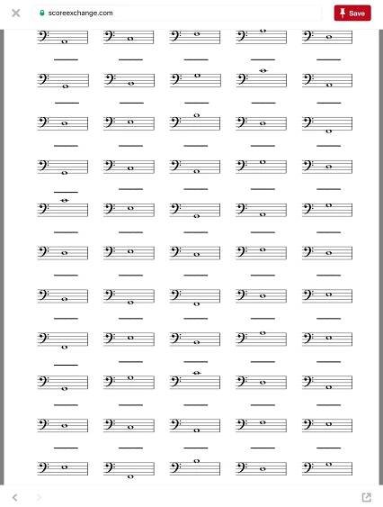 Bass Cleff | Music worksheets, Elementary music lessons, Piano music lessons