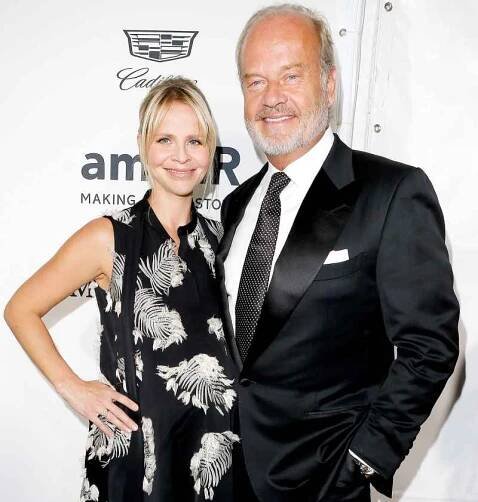 Kelsey Grammer and Kayte Walsh attend amfAR's Inspiration Gala Los Angeles at Milk Studios on October 27, 2016 in Hollywood, California.