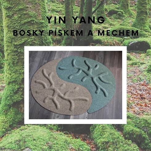 Kořenový koberec RootyRUG Yin Yang - BOSKY PÍSKEM A MECHEM