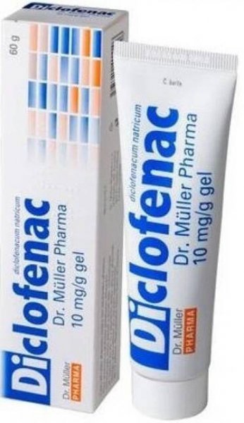 DICLOFENAC DR. MÜLLER PHARMA DRM 10MG/G GEL 1X60G I
