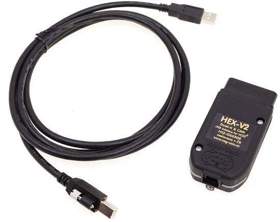 Ross-Tech Diagnostika VAG-COM 11.11.2 MAX, HEX V2 USB kabel, čeština, koncern VW