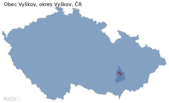 Mapa obce Kladno a okresu Kladno v ČR