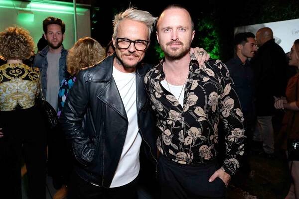 Randall Slavin and Aaron Paul