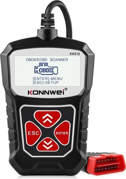 Konnwei KW310 autodiagnostika motoru OBDII, černá Obrázek produktu 