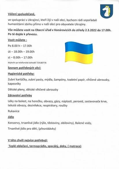POMOC UKRAJINĚ!!!!!!!