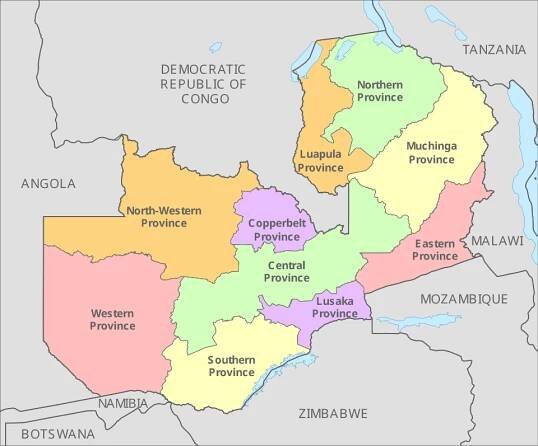 File:Zambia, administrative divisions - en - colored.svg - Wikimedia Commons