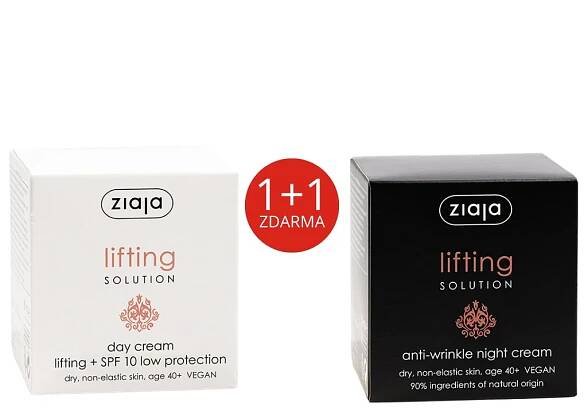 sada lifting solution 40+ denní krém SPF10 50ml + noční krém proti vráskám 50ml