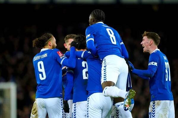 Andre Gomes sent Everton through (Peter Byrne/PA)