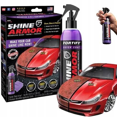 VOSK NA AUTOLAK 3V1 SPRAY WAX NÁTĚR NA LAK
