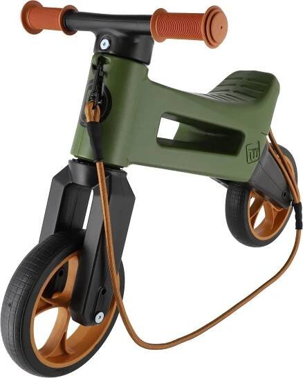 Funny Wheels Rider SuperSport khaki/hnědé 2v1