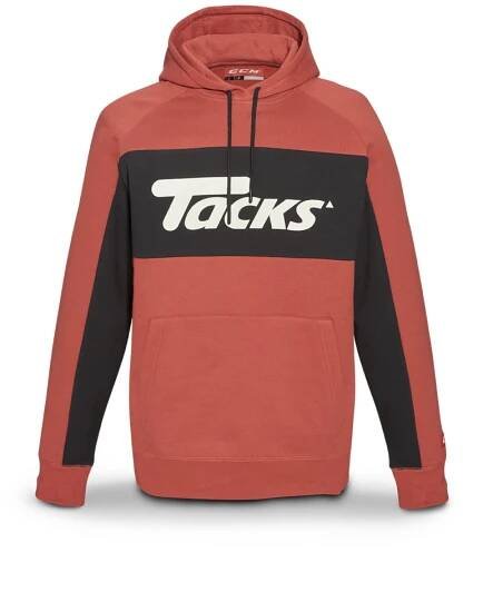 CCM Mikina Nostalgia Tacks Hood SR, oranžová, Senior, M