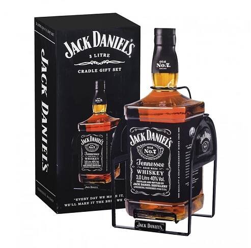 Jack Daniel ́s No.7 + kolébka, 3l