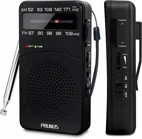BATERIOVÉ RÁDIO PŘENOSNÉ KAPESNÍ PRONUS J166 AM FM NOUZOVÉ HLASITÉ PRO