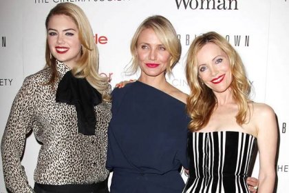 - New York, NY - 4/24/14 - The Cinema Society & Bobbi Brown with InStyle Host a Screening of "THE OTHER WOMAN". The film stars Cameron Diaz, Leslie Mann, Kate Upton and Taylor Kinney. -PICTURED: Kate Upton, Cameron Diaz and Leslie Mann -PHOTO by: Kristina Bumphrey/Startraksphoto.com -File name: KBU_14_48381230.JPG -Location: Paley Center for Media Editorial - Rights Managed Image - Please contact www.startraksphoto.com for licensing fee Startraks Photo New York, NY For licensing please call 212-414-9464 or email sales@startraksphoto.com