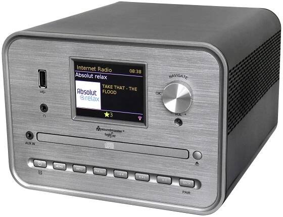 Internetové rádio Soundmaster ICD1050SW Bluetooth USB CD MP3 DAB+ FM LCD