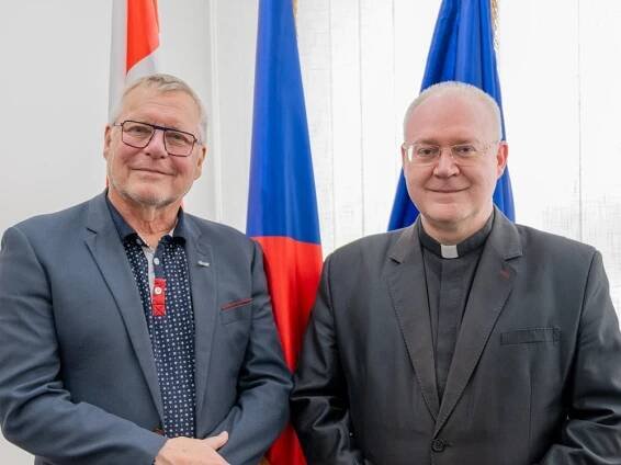 Primátor přivítal nového ústeckého arciděkana Martina Davídka