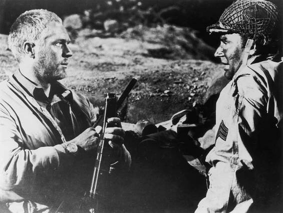 Peklo je pro hrdiny - Z filmu - Steve McQueen, Harry Guardino