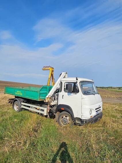 Avia A75 kontejner,hydraulická ruka - Znojmo