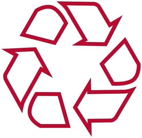 Icon of a recycle bin