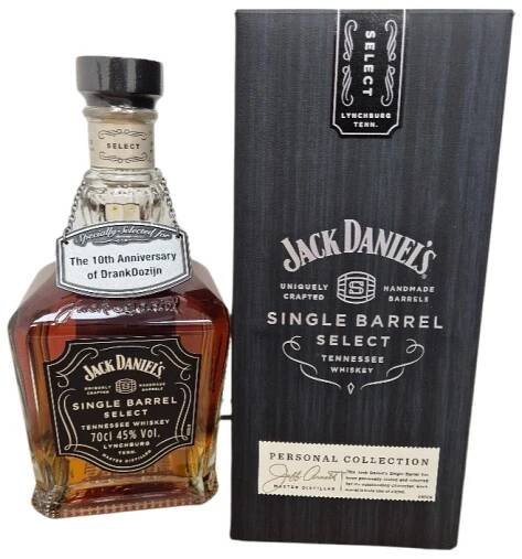 Aukce Jack Daniel's Single Barrel The 10th Anniversary of DrankDozijn Personal Collection 0,7l 45% GB L.E.
