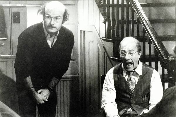 Smrt obchodního cestujícího - Z natáčení - Volker Schlöndorff, Dustin Hoffman