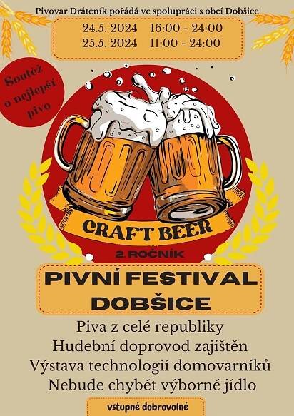 Pivní festival Dobšice – pátek 24. května 2024 - Food Festivaly