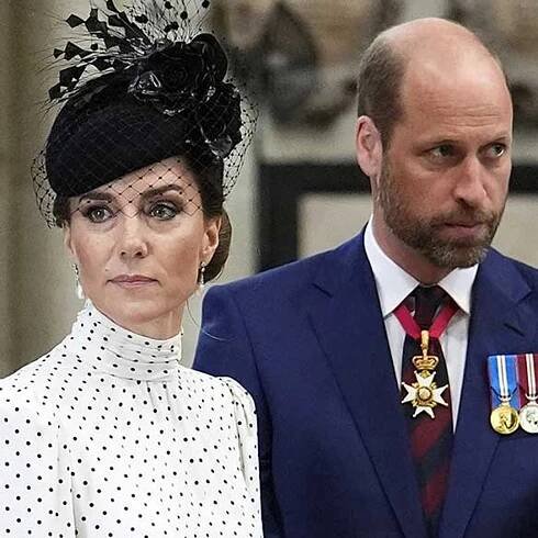 Prince William and Princess Kate make solemn appearance with King Charles at VE Day service – best photos