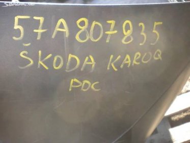 ŠKODA KAROQ PDC NÁRAZNÍK 57A807835 - Kolín - Sbazar.cz
