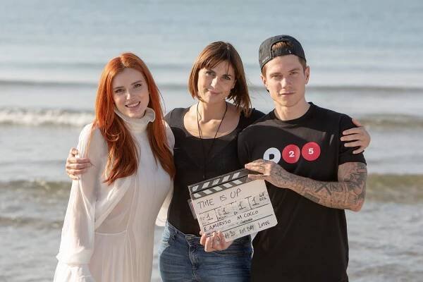 Bella Thorne, Elisa Amoruso, Benjamin Mascolo - Time Is Up - Z natáčení