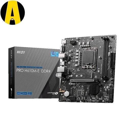 MSI H610M-E PRO MOTHERBOARD INTEL DDR4