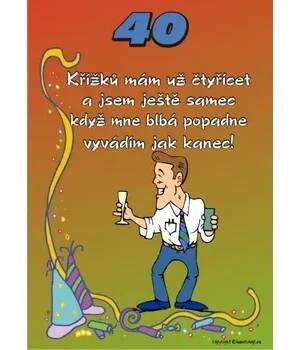 Certifikát - Křížků mám už čtyřicet 40