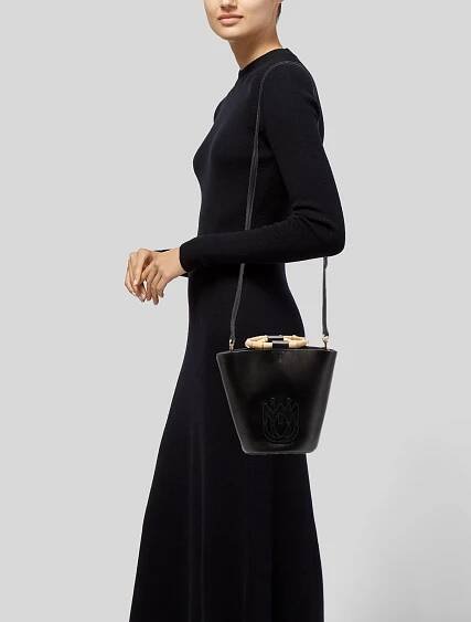 Miu Miu Leather Bucket Bag
