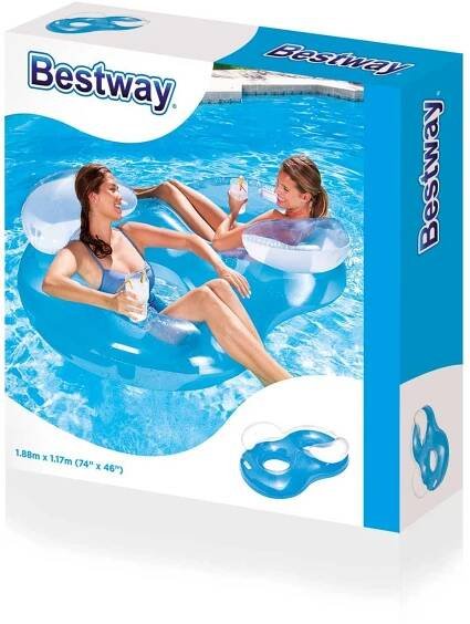 Bestway DOUBLE RING FLOAT - Dvojité kruhové plavidlo - 2