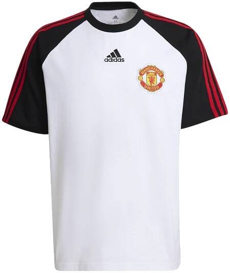 Adidas Manchester United FC Teamgeist Crew bílá/černá/červená UK L Pánské