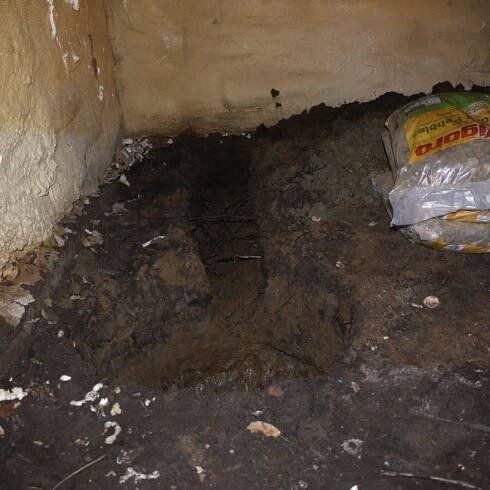 Sump Pump Pit and Drain Pipe Channel