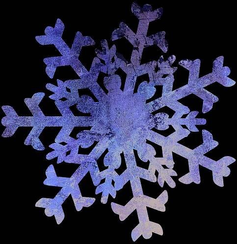 Glimmer Snowflake Christmas Cards