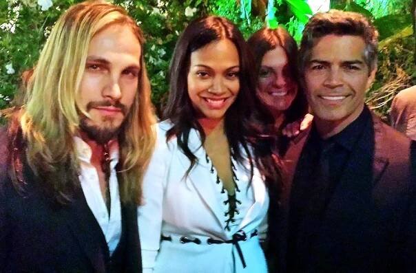 Moet Chandon, Marco Perego, Zoe Saldana, Esai Morales