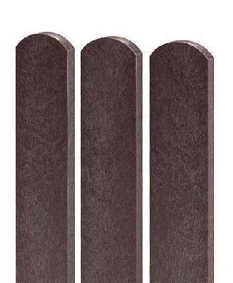 Plotovka PVC půlkulatá hlava - 78x21x1000 mm - tm.hnědá
