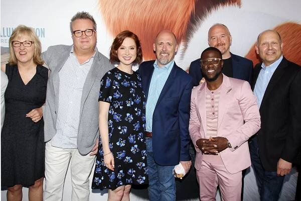 Janet Healy, Eric Stonestreet, Ellie Kemper, Chris Renaud, Kevin Hart, Louis C.K., Christopher Meledandri - Tajný život mazlíčků - Z akcí