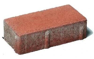 Dlažba zámková CS-BETON Cihla neskladba červená – 200×100×60 mm