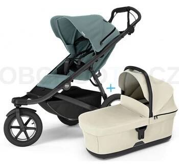 Thule Urban Glide 3 Mid blue 2024 + korba Soft beige