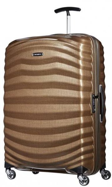 DOMIbags - SAMSONITE Kufr Lite-shock Spinner 75/31 Sand