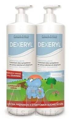 DEXERYL ZVLÁČŇUJÍCÍ KRÉM (DUO) (výhodné balení) (Creme emoliente) 2x500 g
