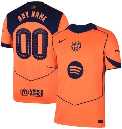  Barcelona Nike 2025/26 Third Replica Jersey - Orange